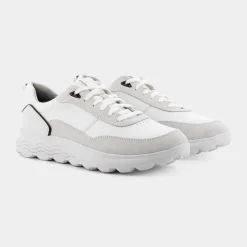 GEOX Sneakers^U25Byc08522C1352 Spherica White/Off White - Sneakers Bianco