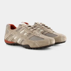 GEOX Sneakers^U4207K02214C0845 Snake /Dk Orange - Sneakers Beige