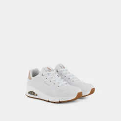 SKECHERS Sportive^177094 Uno White Durabuck/Mesh - Sportive Bianco