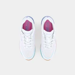 SKECHERS Sportive^155148 Uno White Durabuck/Multi Pastel Trim - Sportive Bianco
