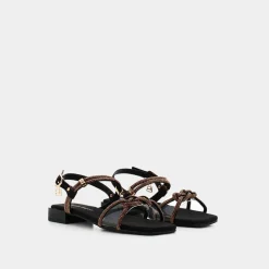 LAURA BIAGIOTTI Sandali^8053 Velvet Sandali Nero