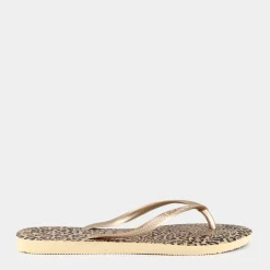 HAVAIANAS Infradito^4103352W Slim Sand Grey/Golden - Infradito Beige