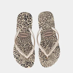 HAVAIANAS Infradito^4103352W Slim Sand Grey/Golden - Infradito Beige
