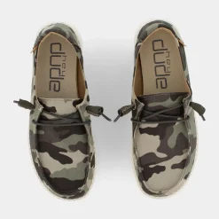 HEY DUDE Mocassini^121417003 Wendy Chambray Camouflage - Mocassini Verde