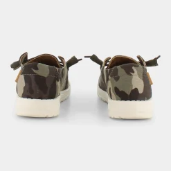 HEY DUDE Mocassini^121417003 Wendy Chambray Camouflage - Mocassini Verde