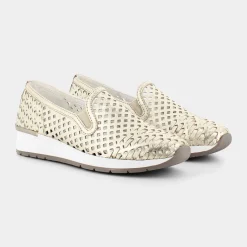 COMODIA Mocassini^Wr-E22D-01 - Platino - Mocassini Beige