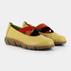 PATTI DI LUNA Mocassini^Wr-E22D-52 Ballerina Giallo