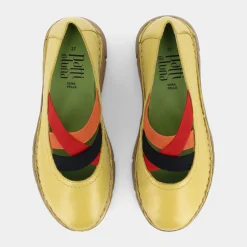 PATTI DI LUNA Mocassini^Wr-E22D-52 Ballerina Giallo