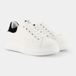 SHEEN Sneakers^Xm-E23D-03 /Nero - Sneakers Bianco
