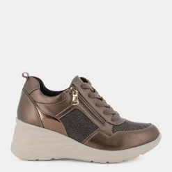 SHEEN Sneakers^Xm-I22D-04 Bronzo - Sneakers Marrone