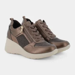 SHEEN Sneakers^Xm-I22D-04 Bronzo - Sneakers Marrone